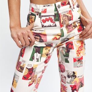 Reformation Comic High-Rise Straight Long Jeans